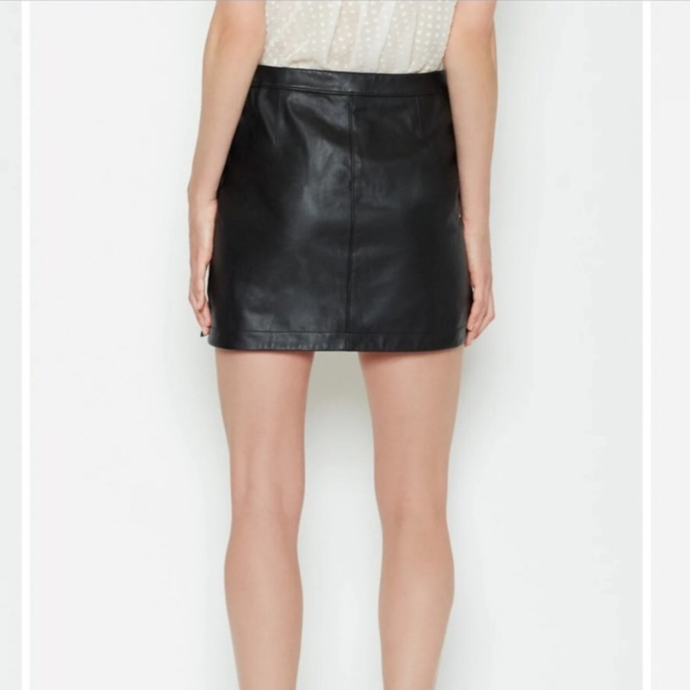 Joie lamb leather mini skirt - Picture 3 of 12